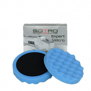 Polishing disc SOTRO velcro D150  h 2.5 blue profiled