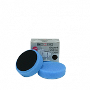 Polishing mini pad SOTRO velcro D80  h 2.5 blue