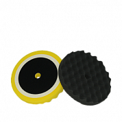 Polishing sponge velcro D210 / H25 mm profiled (corrugated)